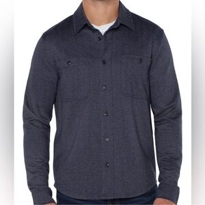 Liverpool Men's Jacquard Button Down Shirt Size Small NWT